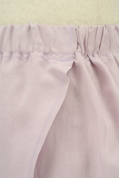 MM6 Maison Margiela（エムエム6 メゾン マルジェラ）の古着「くすみラベンダーラップ風シルクスカート（スカート）」大画像４へ
