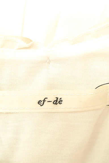 ef-de（エフデ）の古着「シフォンプリーツデザインカットソー（カットソー・プルオーバー）」大画像６へ