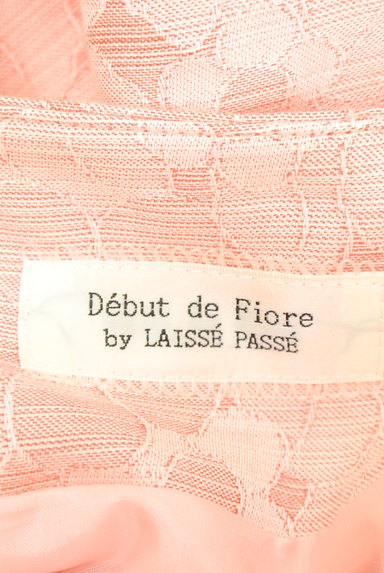 Debut de Fiore by LAISSE PASSE（デビュー・ド・フィオレ）の古着「花柄ジャガードタックスカート（スカート）」大画像６へ