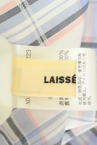 LAISSE PASSE（レッセパッセ）の古着「チェック柄ラップスカート（スカート）」大画像６へ