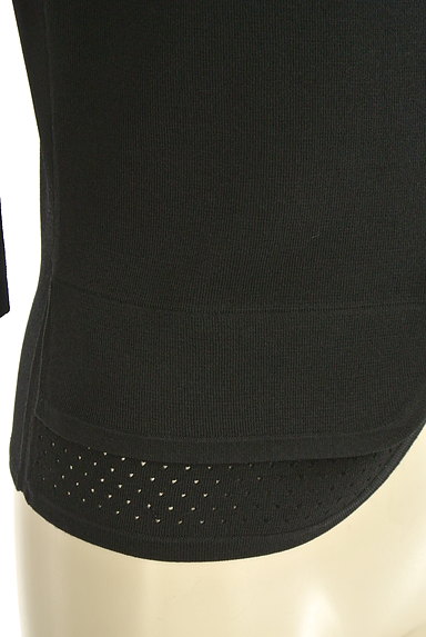 ANTEPRIMA（アンテプリマ）の古着「裾ティアードデザイン黒カーディガン（カーディガン・ボレロ）」大画像４へ