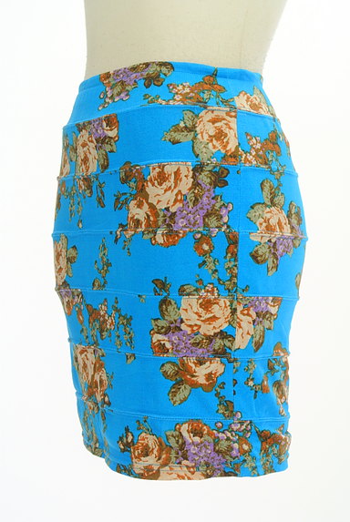MURUA（ムルーア）の古着「ビビットカラー花柄ミニスカート（ミニスカート）」大画像３へ