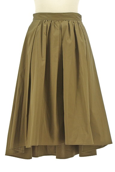 Rouge vif La cle（ルージュヴィフラクレ）の古着「タックフレアミモレスカート（ロングスカート・マキシスカート）」大画像１へ