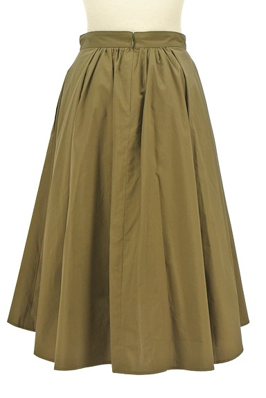 Rouge vif La cle（ルージュヴィフラクレ）の古着「タックフレアミモレスカート（ロングスカート・マキシスカート）」大画像２へ