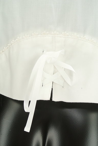 axes femme（アクシーズファム）の古着「フェミニンレーススタイルな白ブルゾン（ブルゾン・スタジャン）」大画像５へ