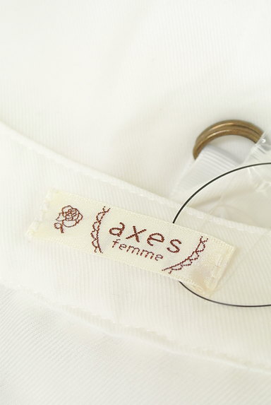 axes femme（アクシーズファム）の古着「フェミニンレーススタイルな白ブルゾン（ブルゾン・スタジャン）」大画像６へ