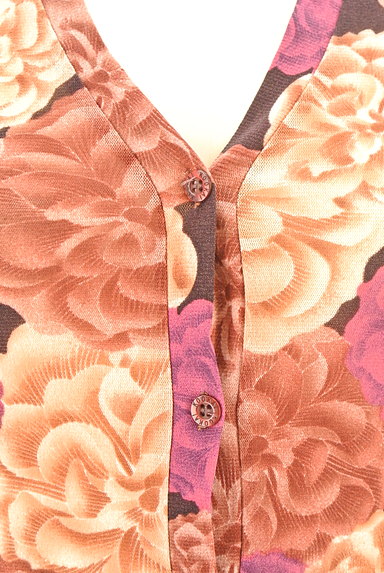 KOOKAI（クーカイ）の古着「花柄七分袖ニットカーディガン（カーディガン・ボレロ）」大画像４へ
