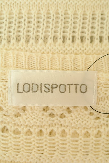 LODISPOTTO（ロディスポット）の古着「パール花デザインの総レースニット（ニット）」大画像６へ