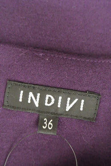 INDIVI（インディヴィ）の古着「袖口リボンパフスリーブワンピース（ワンピース・チュニック）」大画像６へ