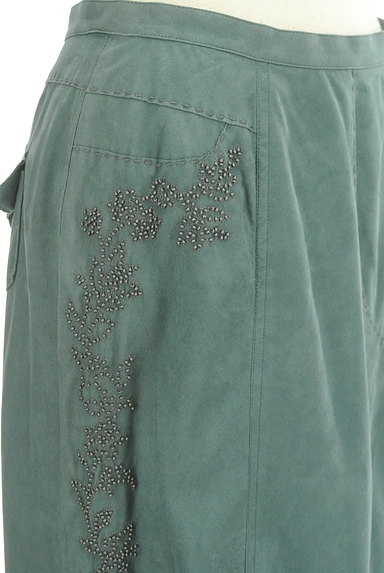 Ville dazur（ビルダジュール）の古着「ビーズ刺繍スエードロングスカート（ロングスカート・マキシスカート）」大画像４へ