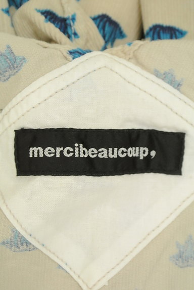 mercibeaucoup（メルシーボークー）の古着「蓮柄コーデュロイサロペット（オーバーオール・サロペット）」大画像６へ