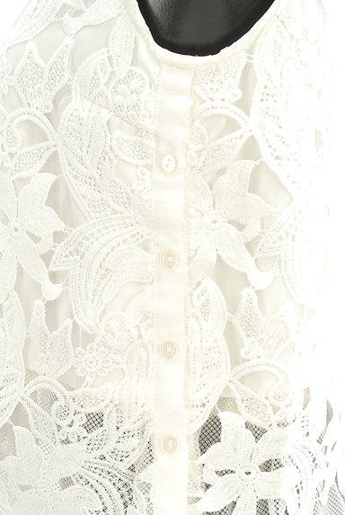 MERCURYDUO（マーキュリーデュオ）の古着「花刺繍レースカットソー（カットソー・プルオーバー）」大画像５へ