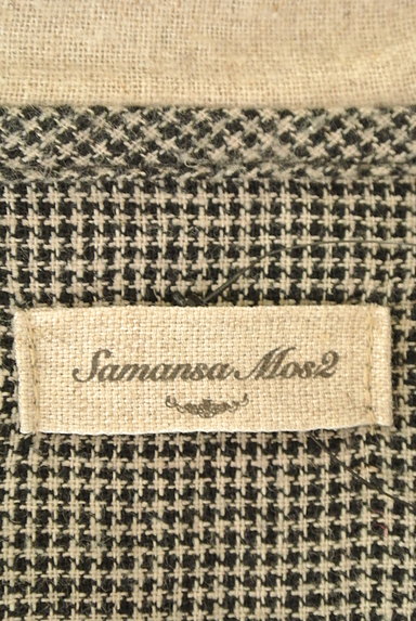 SM2（サマンサモスモス）の古着「襟付きリネンワンピース（ワンピース・チュニック）」大画像６へ