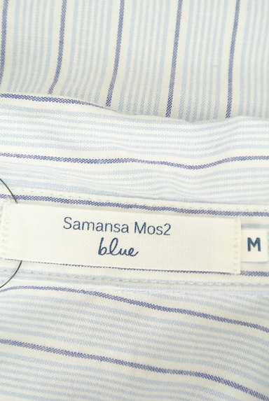 SM2（サマンサモスモス）の古着「幅広袖デザインストライプシャツ（カジュアルシャツ）」大画像６へ