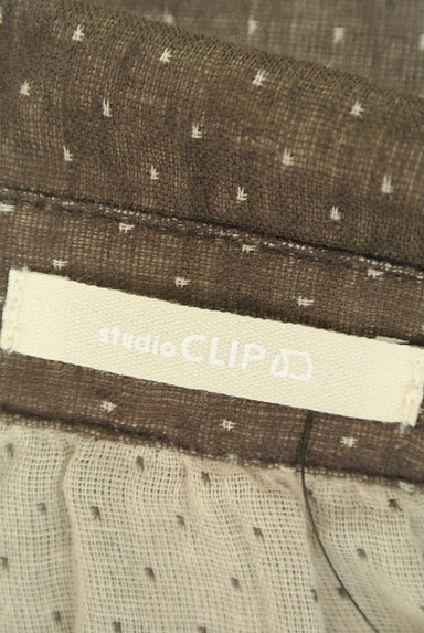 studio CLIP（スタディオクリップ）の古着「ナチュラルドット柄ゆったりロングシャツ（ワンピース・チュニック）」大画像６へ