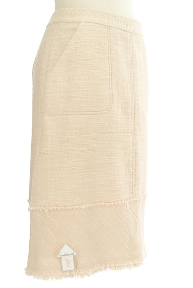 Viaggio Blu（ビアッジョブルー）の古着「フリンジツイードスカート（スカート）」大画像４へ