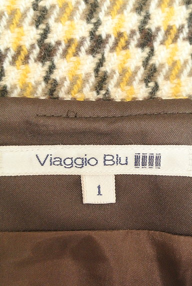 Viaggio Blu（ビアッジョブルー）の古着「チェック柄タイトスカート（スカート）」大画像６へ