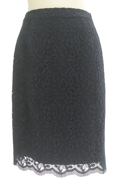Viaggio Blu（ビアッジョブルー）の古着「裾スカラップ総刺繍レースタイトスカート（スカート）」大画像１へ