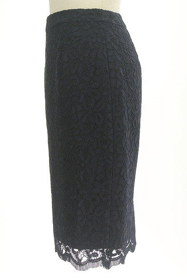 Viaggio Blu（ビアッジョブルー）の古着「裾スカラップ総刺繍レースタイトスカート（スカート）」大画像３へ