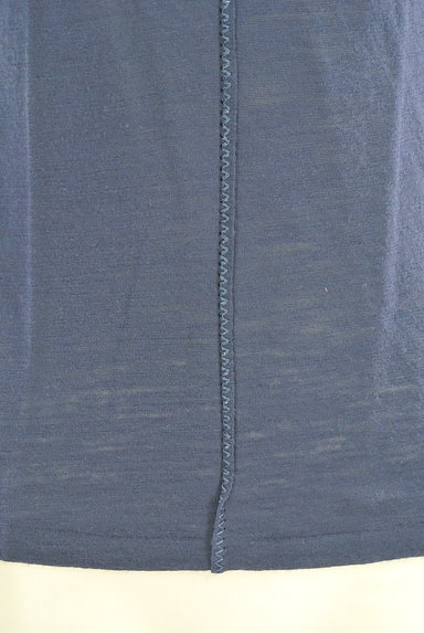 MICHEL KLEIN（ミッシェルクラン）の古着「クロス刺繍デザインニットカットソー（ニット）」大画像５へ