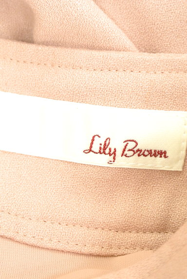 Lily Brown（リリーブラウン）の古着「両サイドパール付きスリットワイドパンツ（パンツ）」大画像６へ