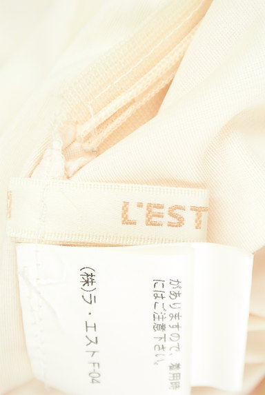 L'EST ROSE（レストローズ）の古着「サテンリボン花柄シフォンスカート（スカート）」大画像６へ