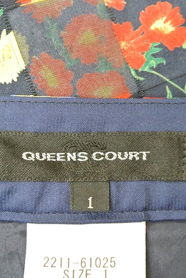 QUEENS COURT（クイーンズコート）の古着「花柄シアーフレアスカート（スカート）」大画像６へ