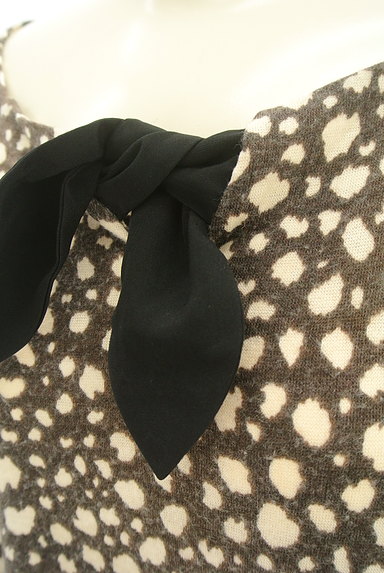 Couture Brooch（クチュールブローチ）の古着「ダルメシアン柄7分袖ニット（ニット）」大画像４へ