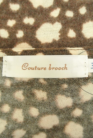 Couture Brooch（クチュールブローチ）の古着「ダルメシアン柄7分袖ニット（ニット）」大画像６へ