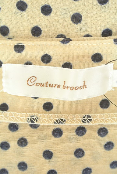 Couture Brooch（クチュールブローチ）の古着「ブラウジングドットカットソー（カットソー・プルオーバー）」大画像６へ