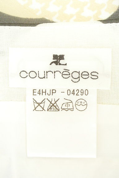 Courreges（クレージュ）の古着「デザインドット総柄ミモレスカート（スカート）」大画像６へ