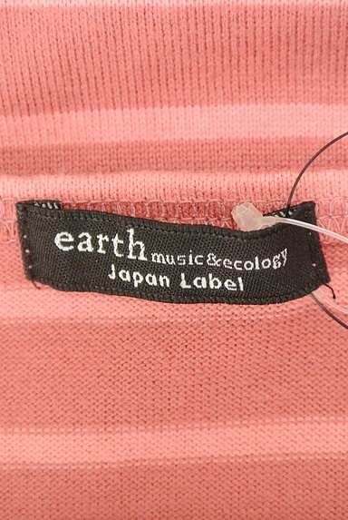 earth music&ecology（アースミュージック＆エコロジー）の古着「刺繍レース襟ボーダーカットソー（カットソー・プルオーバー）」大画像６へ