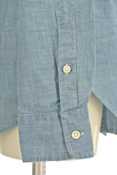Polo Ralph Lauren（ポロラルフローレン）の古着「ワンポイントダンガリーシャツ（カジュアルシャツ）」大画像５へ