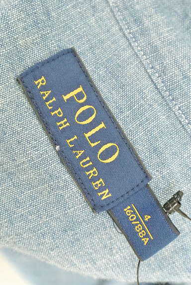 Polo Ralph Lauren（ポロラルフローレン）の古着「ワンポイントダンガリーシャツ（カジュアルシャツ）」大画像６へ