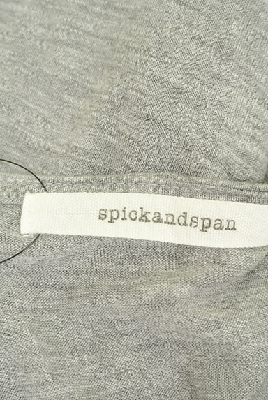 Spick and Span（スピック＆スパン）の古着「ドレープネックロングカットソー（カットソー・プルオーバー）」大画像６へ