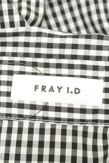 FRAY I.D（フレイアイディー）の古着「ウエストシャーリングペプラムシャツ（カジュアルシャツ）」大画像６へ
