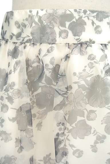 L'EST ROSE（レストローズ）の古着「花柄オーガンジーフレアスカート（スカート）」大画像４へ
