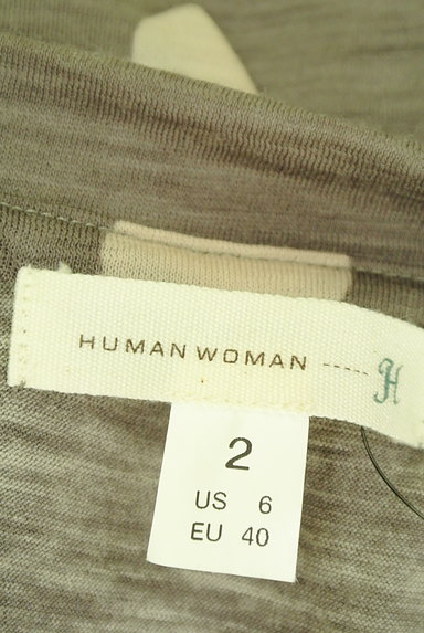 HUMAN WOMAN（ヒューマンウーマン）の古着「ドット柄フレンチスリーブワンピース（ワンピース・チュニック）」大画像６へ