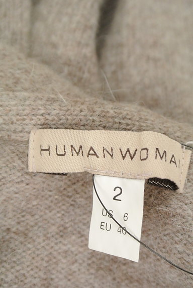 HUMAN WOMAN（ヒューマンウーマン）の古着「ダブルボタンフード付きニットカーデ（カーディガン・ボレロ）」大画像６へ