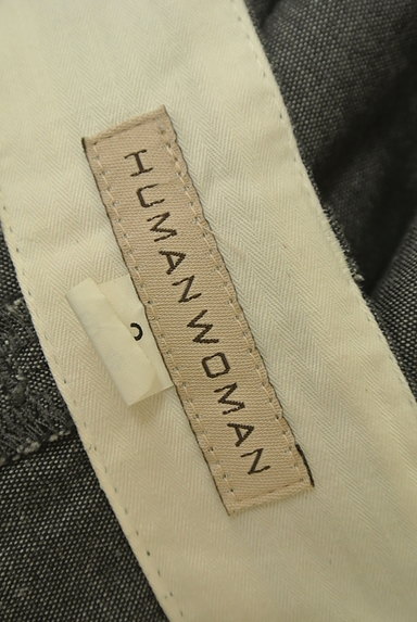 HUMAN WOMAN（ヒューマンウーマン）の古着「シンプルコットンストレートパンツ（パンツ）」大画像６へ