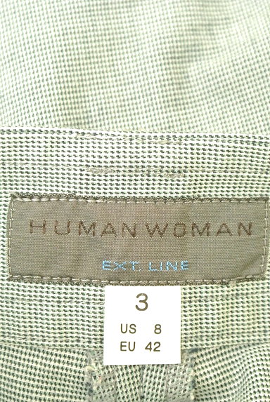 HUMAN WOMAN（ヒューマンウーマン）の古着「裾ボタンストレートパンツ（パンツ）」大画像６へ