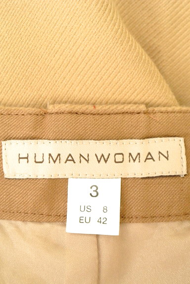 HUMAN WOMAN（ヒューマンウーマン）の古着「ベーシックワイドパンツ（パンツ）」大画像６へ