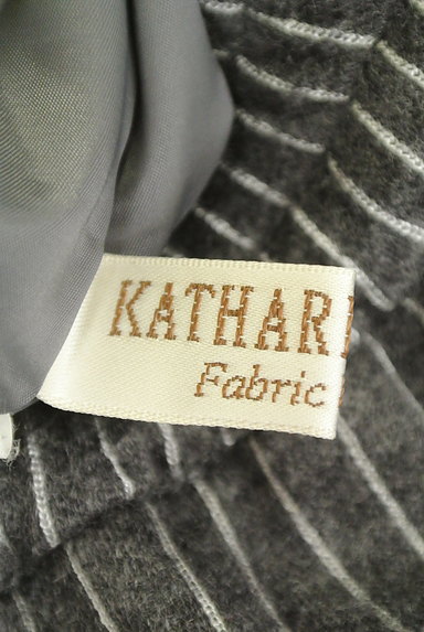 KATHARINE ROSS（キャサリンロス）の古着「ストライプ柄ウールクロップドパンツ（パンツ）」大画像６へ