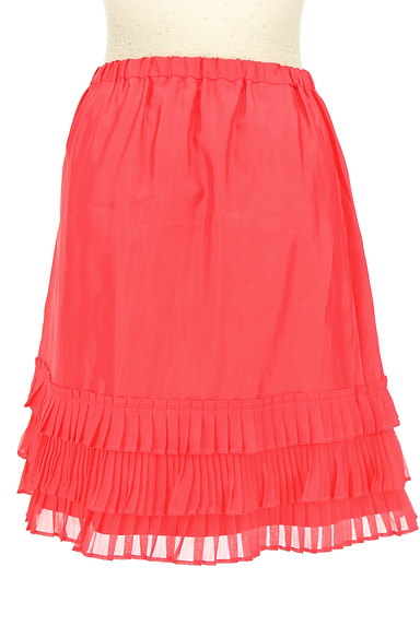 REBECCA TAYLOR（レベッカテイラー）の古着「ショッキングピンク裾フリルスカート（スカート）」大画像２へ