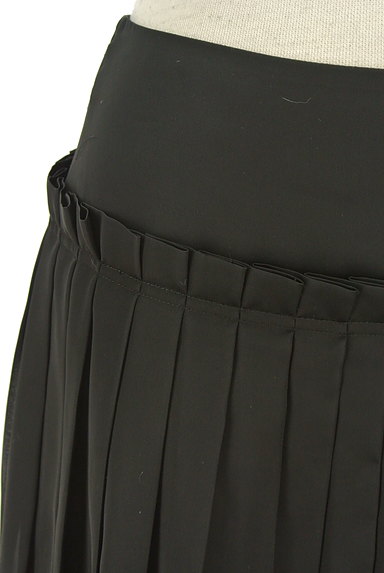 NARA CAMICIE（ナラカミーチェ）の古着「裾バルーンプリーツ黒スカート（ミニスカート）」大画像４へ