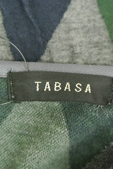 TABASA（タバサ）の古着「アーガイルチュニック（キャミワンピース）」大画像６へ