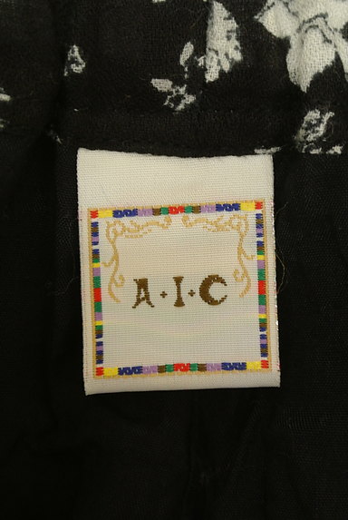 A.I.C（エーアイシー）の古着「モノトーン小花柄イージーワイドパンツ（パンツ）」大画像６へ
