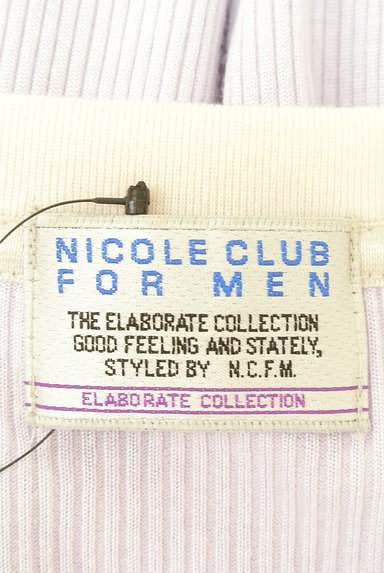 NICOLE CLUB FOR MEN（ニコルクラブフォーメン）の古着「レイヤード風リブカットソー（Ｔシャツ）」大画像６へ