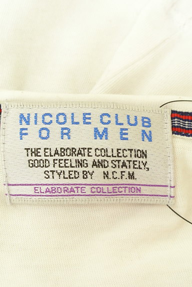 NICOLE（ニコル）の古着「ワンポイントロゴ５分袖白Ｔシャツ（Ｔシャツ）」大画像６へ