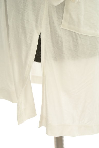 MICHEL KLEIN（ミッシェルクラン）の古着「透けホワイトロングカーディガン（カーディガン・ボレロ）」大画像５へ